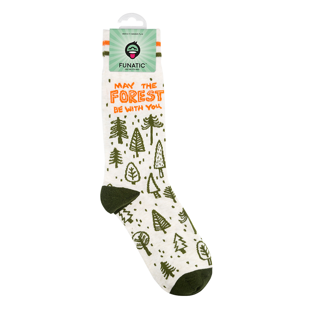 May the Forest Be With You Socks | Unisex Sock | Nature Sock