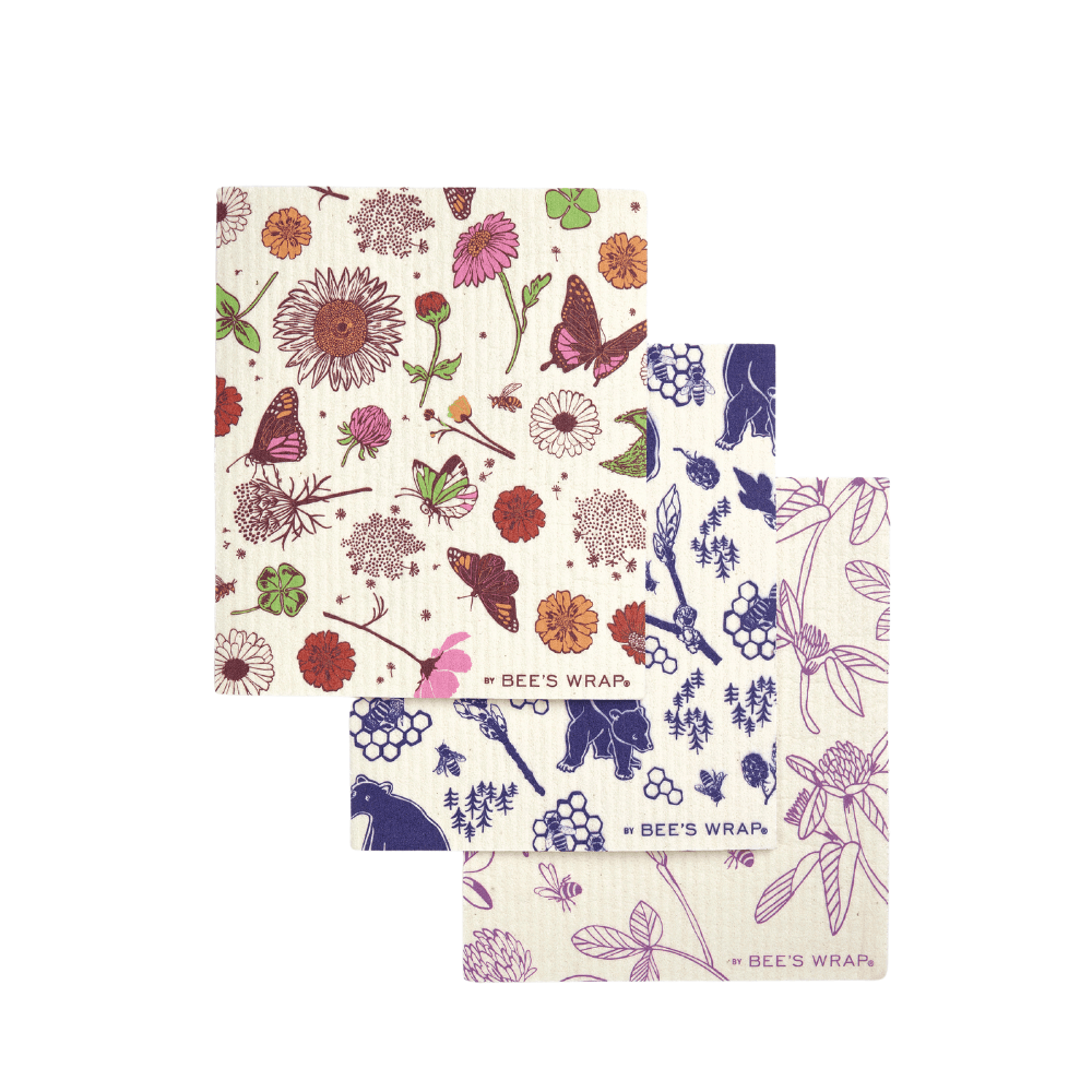 Bee's Wrap - Swedish Dishcloth 3 Pack