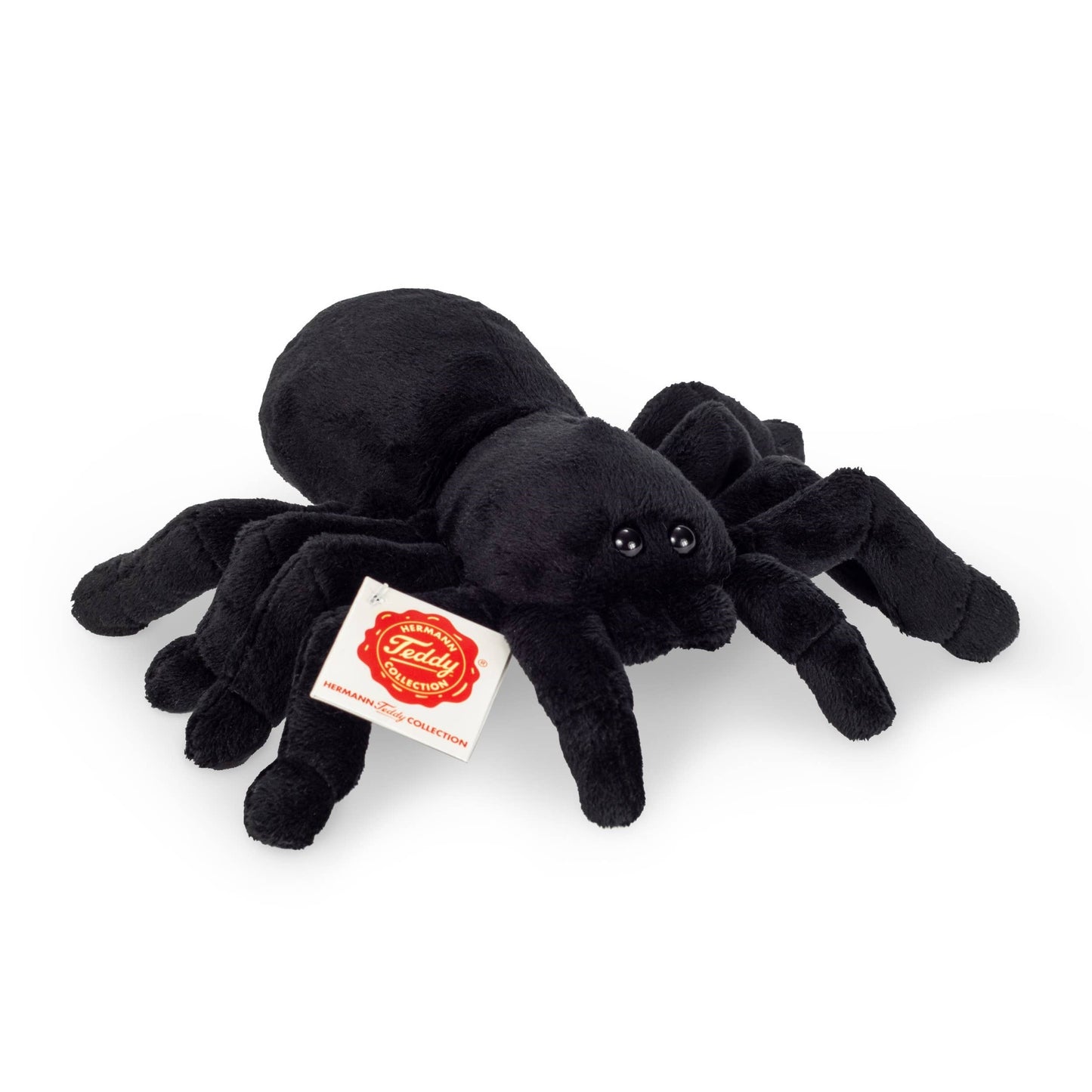 Black spider 16 cm - plush toy - soft toy