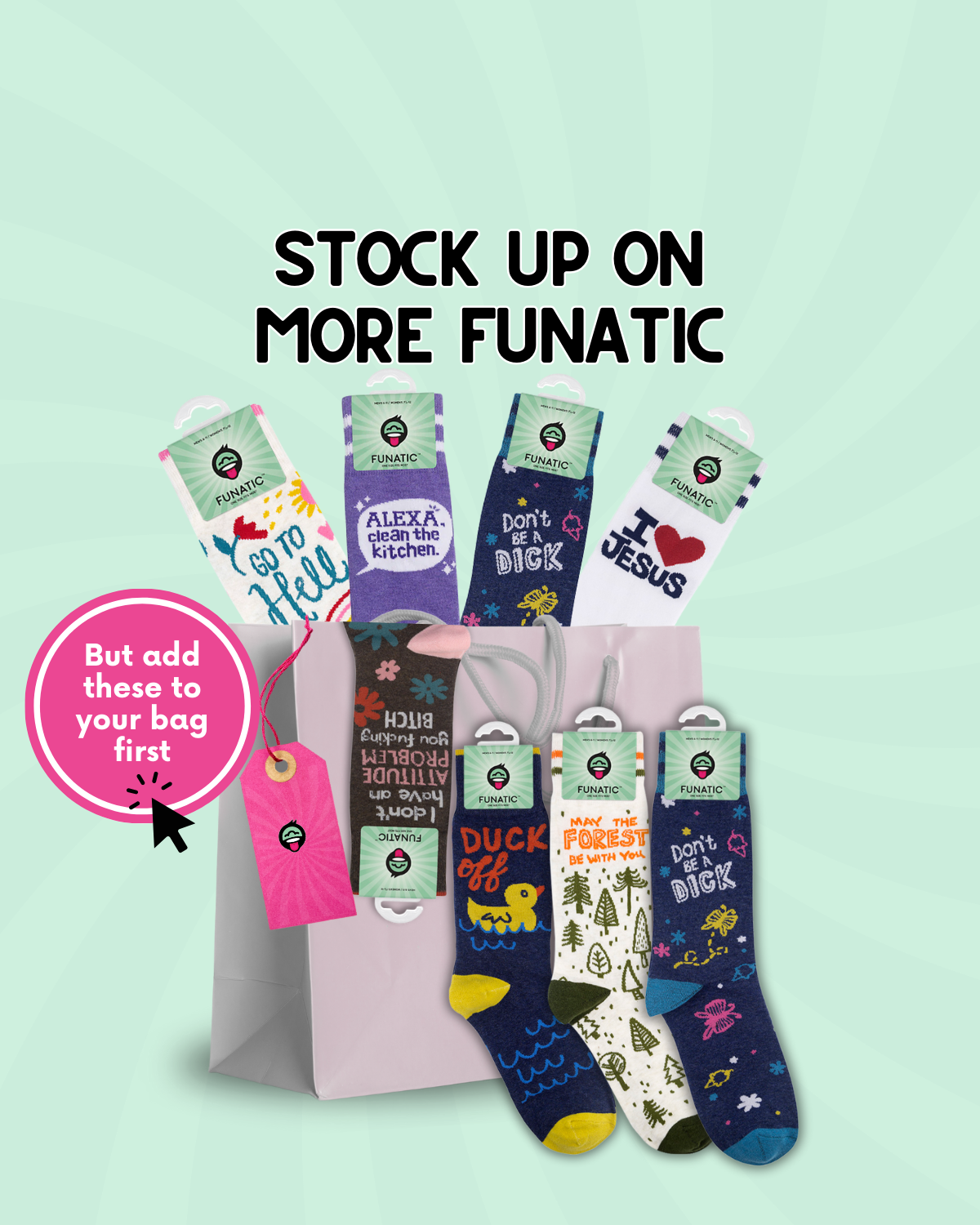 May the Forest Be With You Socks | Unisex Sock | Nature Sock