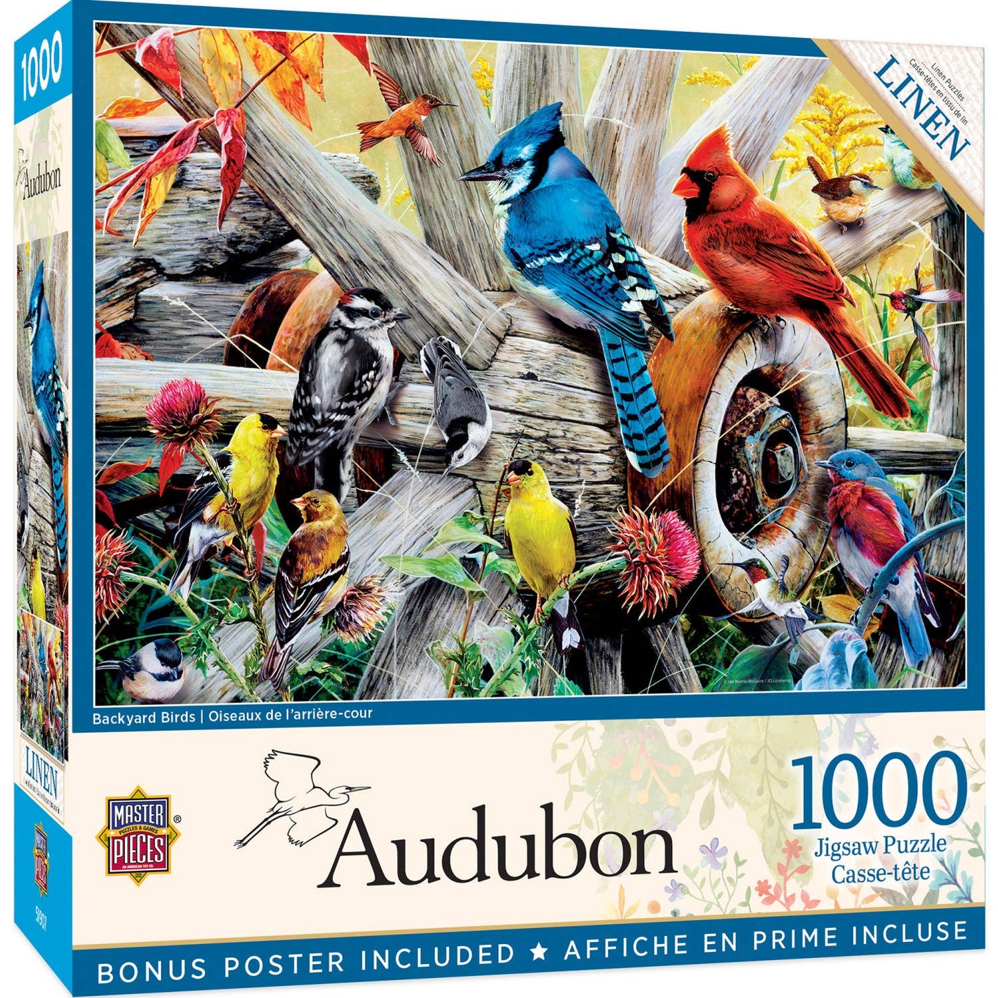 Audubon - Backyard Birds 1000 Piece Puzzle