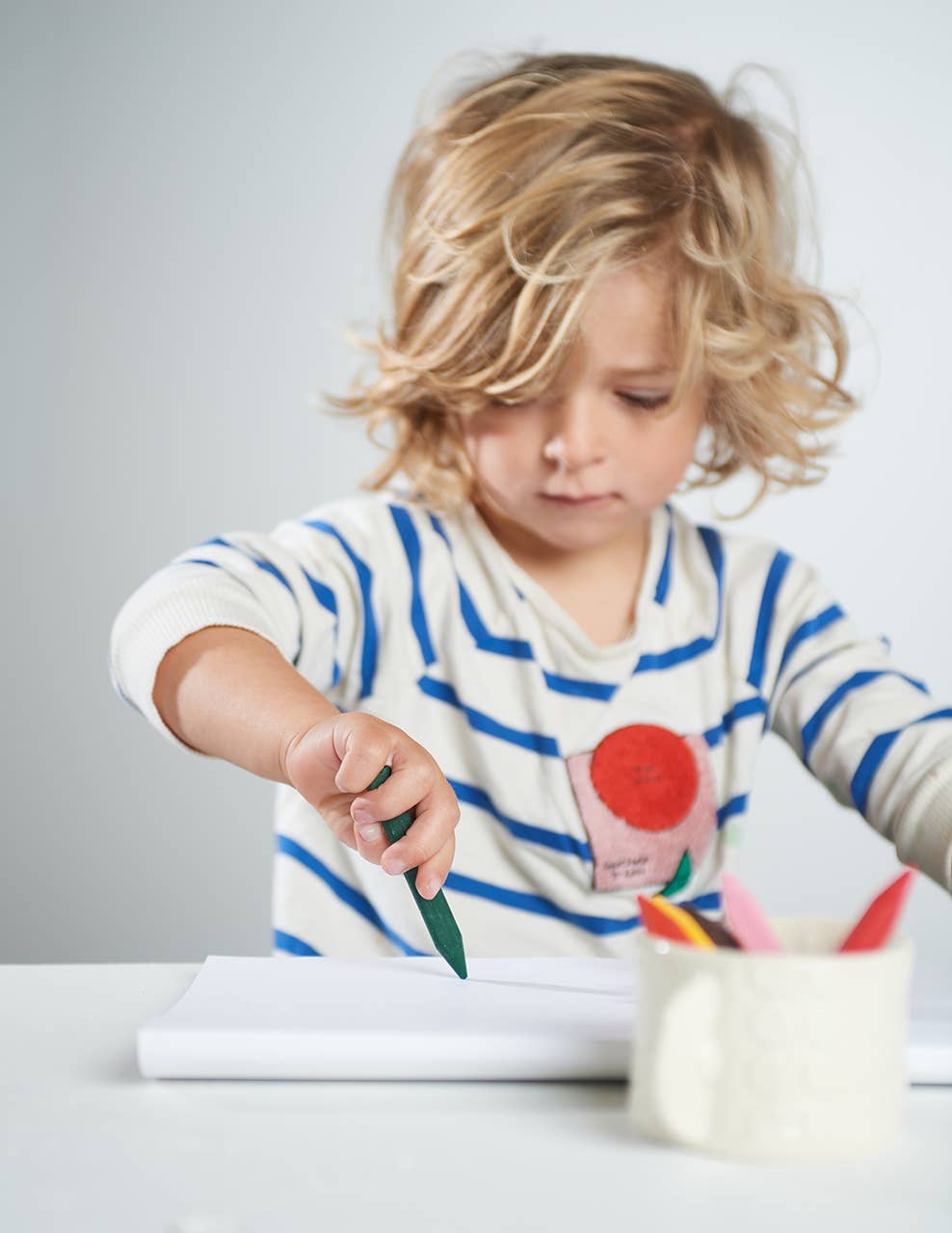 Beeswax Triangle Crayons