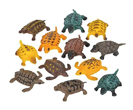 Small plastic snakes