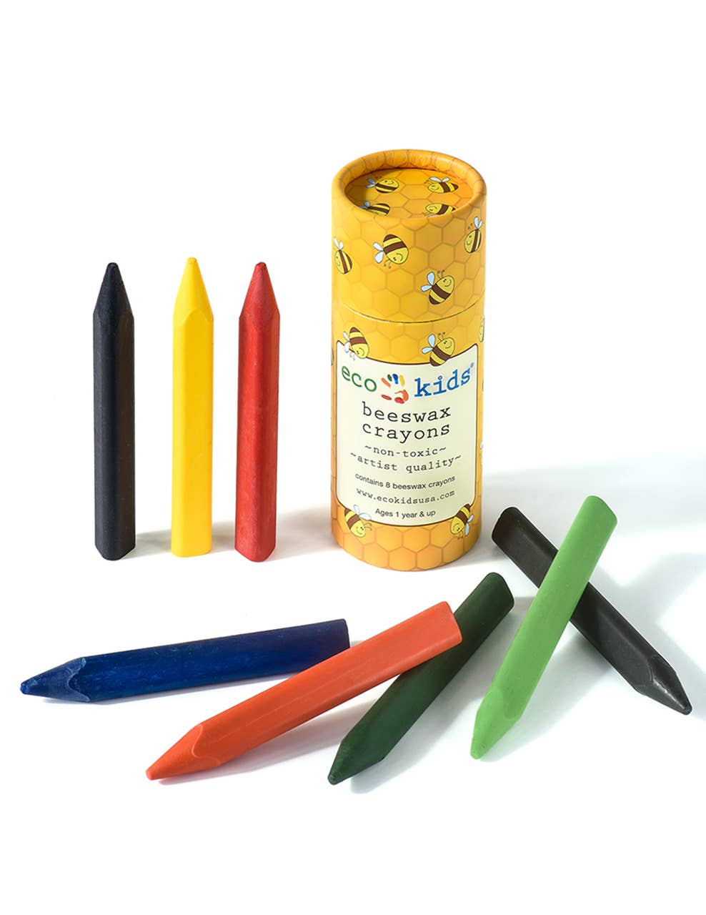 Beeswax Triangle Crayons