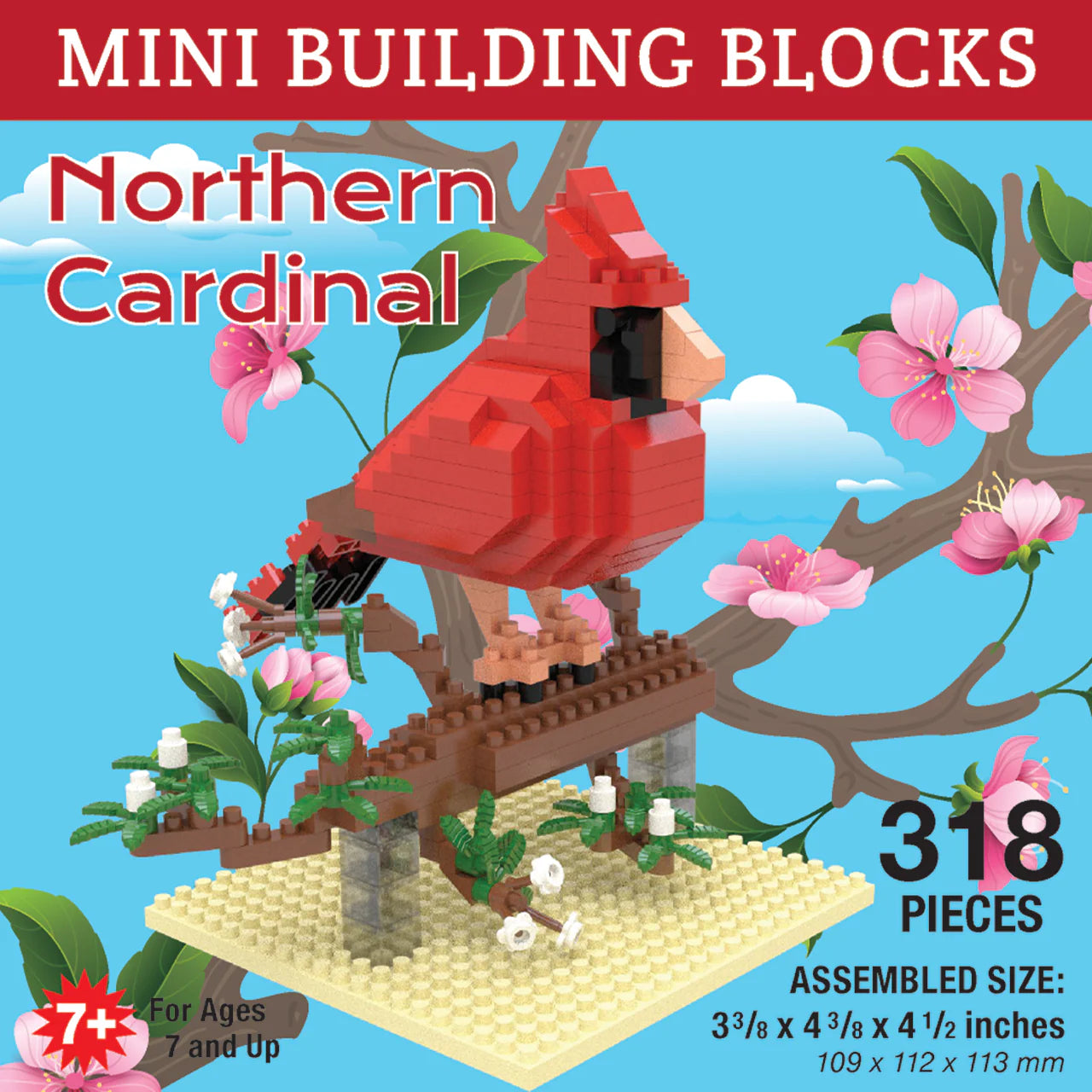 Mini Block Cardinal