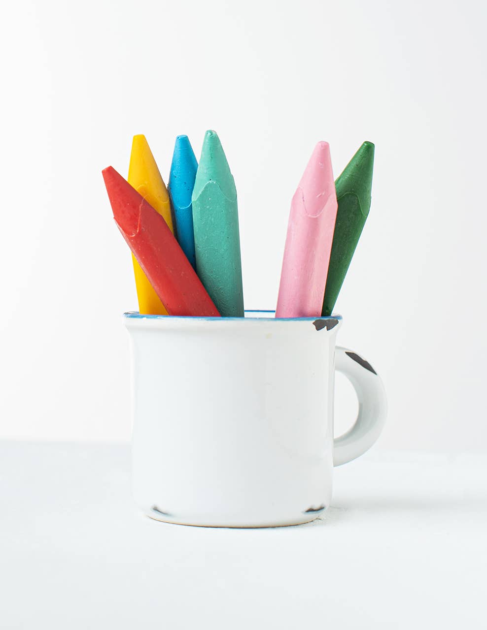 Beeswax Triangle Crayons