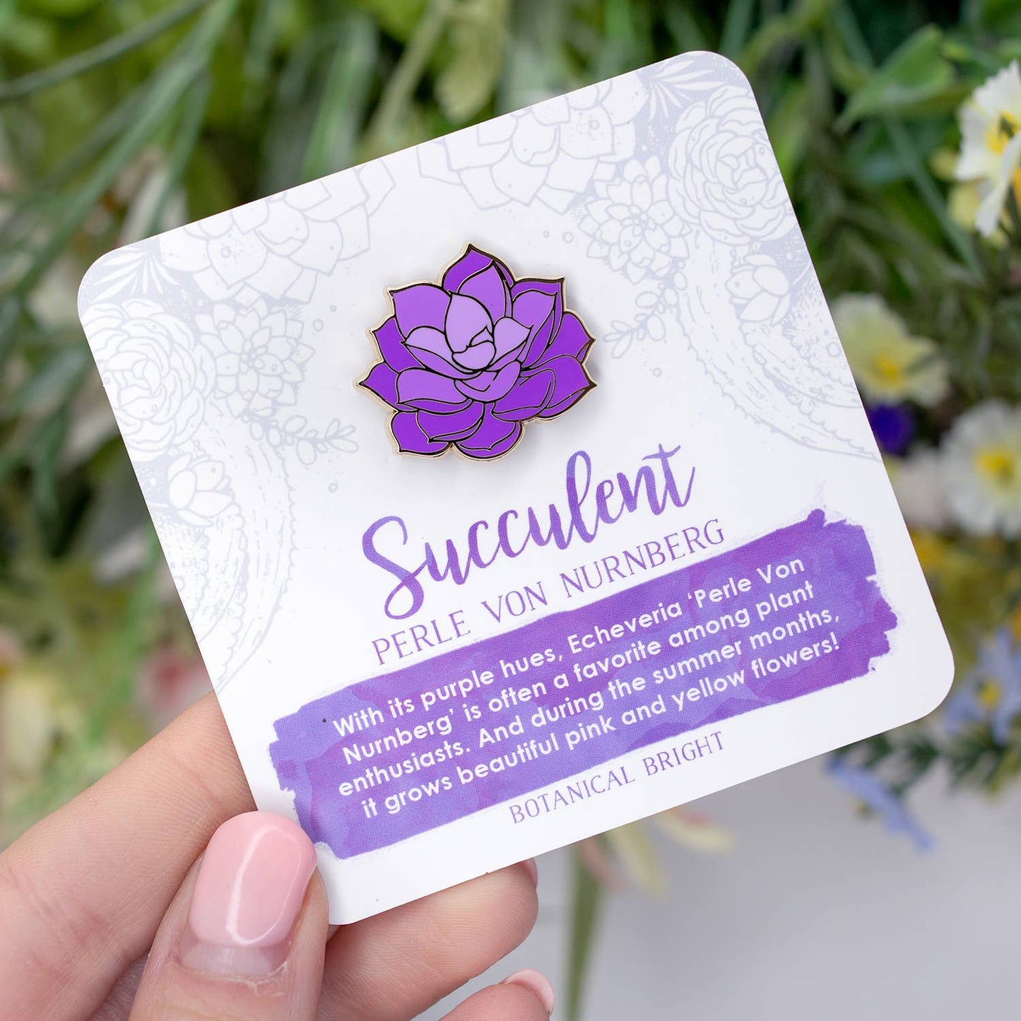 Perle Von Nurnberg Succulent Enamel Pin
