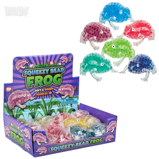 3.5" Squeezy Bead Frog