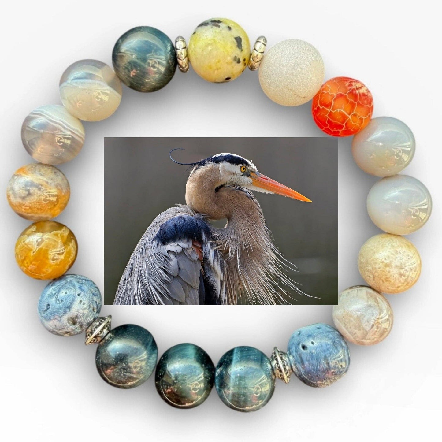 Blue Heron: Small/Medium (7")