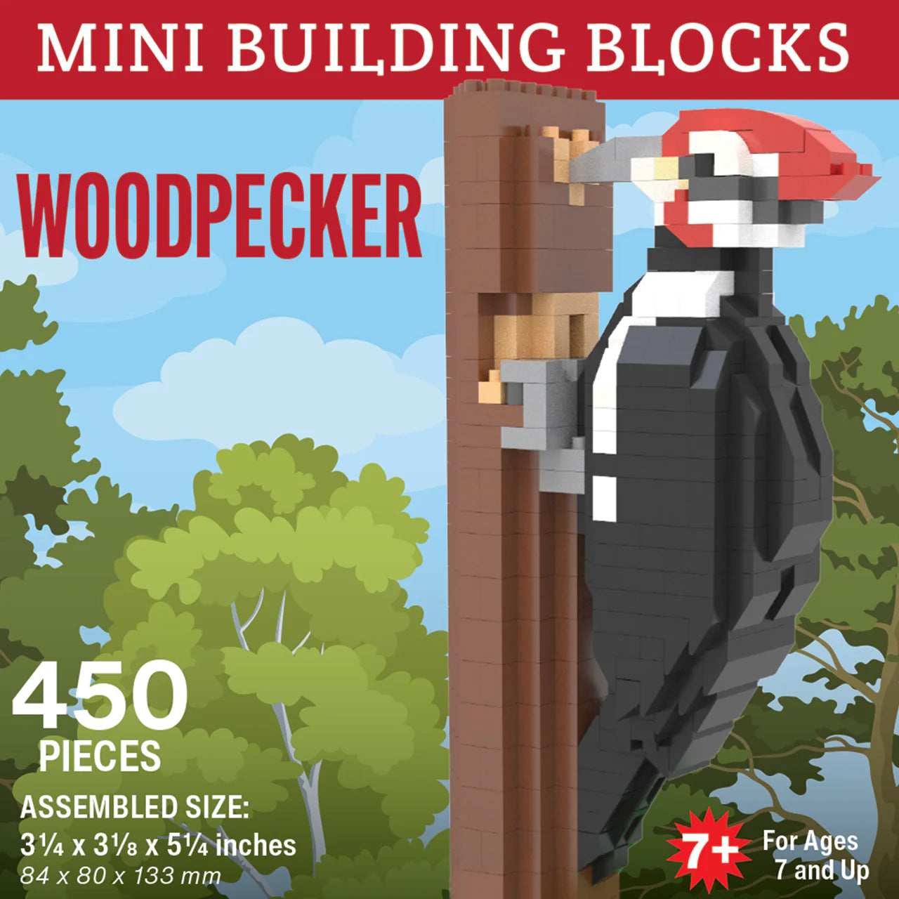Mini Block Woodpecker