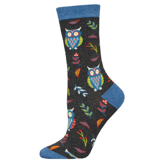 Cute Hoot Charcoal Heather / 9-11