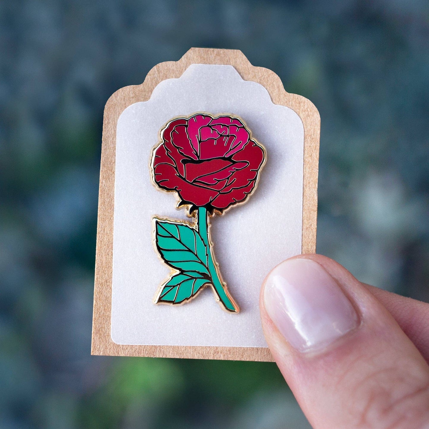 Rose Enamel Pin