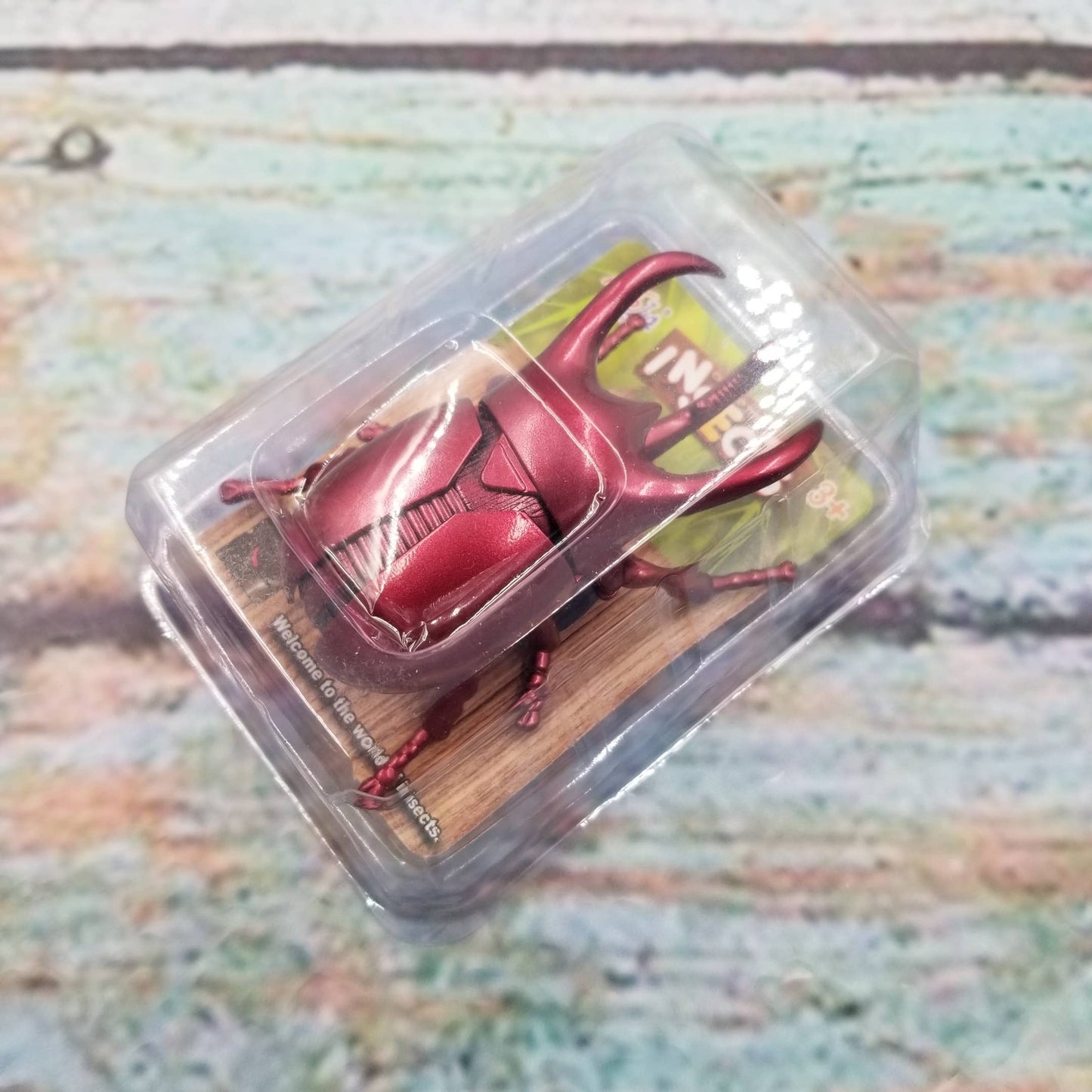 Clockwork chain beetle insect crawling toy: Green
