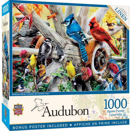 Audubon - Backyard Birds 1000 Piece Puzzle