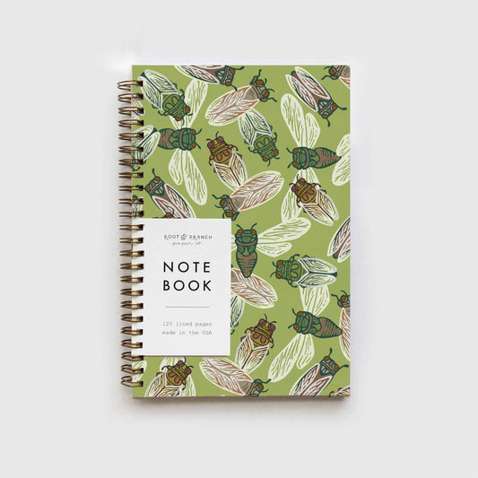 Cicada Spiral Bound Notebook