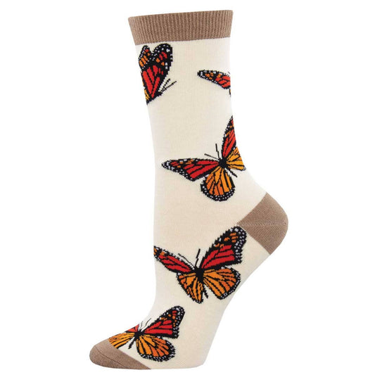 Monarchy Socks: Ivory Heather / 9-11