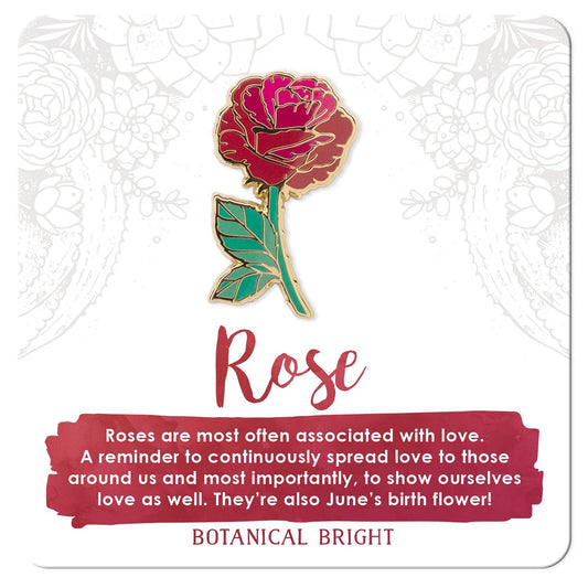 Rose Enamel Pin
