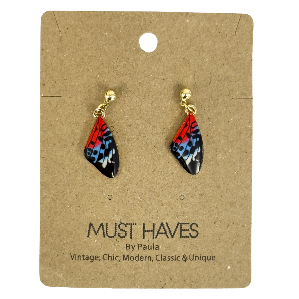 Must Haves - Butterfly Wing Earrings