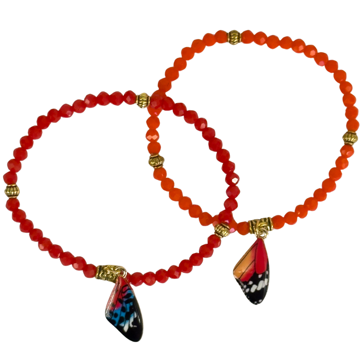 Butterfly wing stretch bracelet
