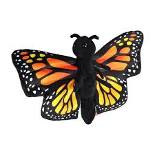 Huggers Monarch Butterfly Stuffed Animal - 8"