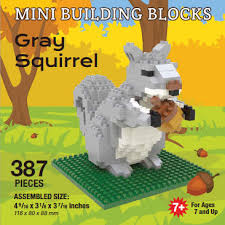 Mini Block Gray Squirrel