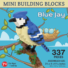 Mini Block Blue Jay