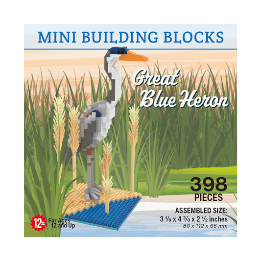 Mini Block Blue Heron