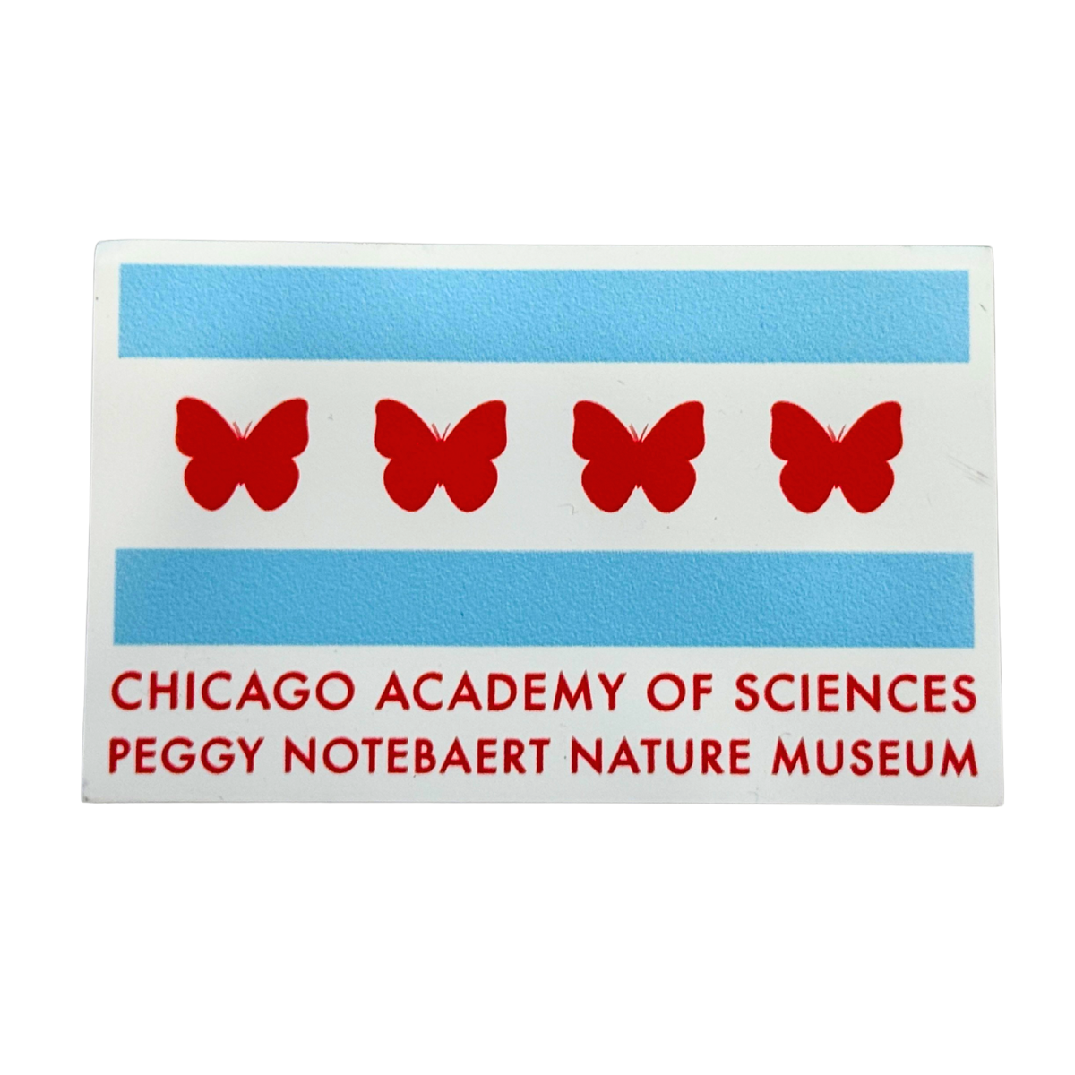 Nature Museum Butterfly Flag Magnet