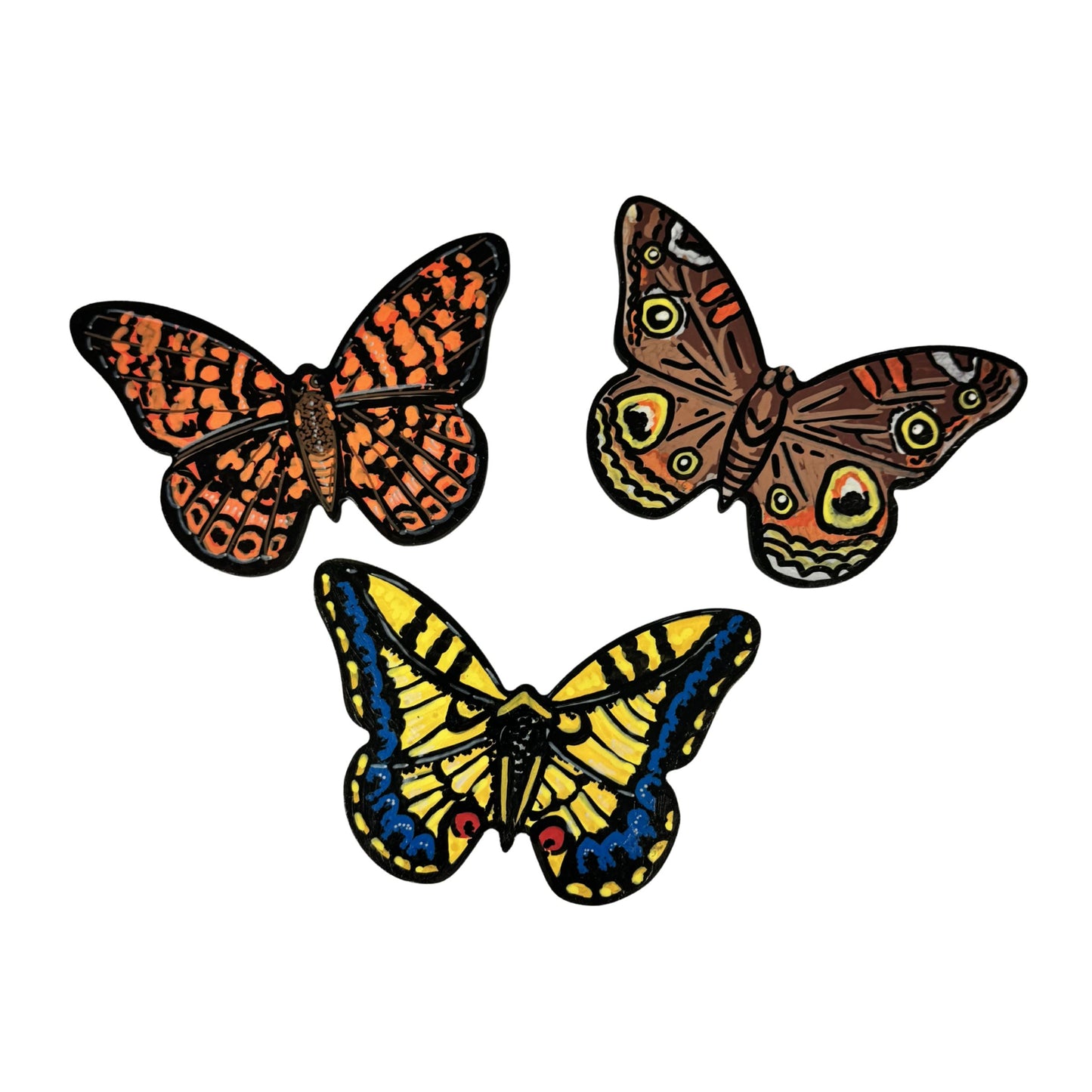 Hand Painted Butterfly Magnet