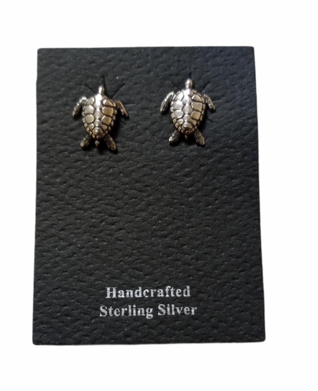 Sterling Silver Sea Turtle Earrings Widecast