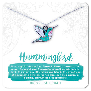 Hummingbird Charm Necklace