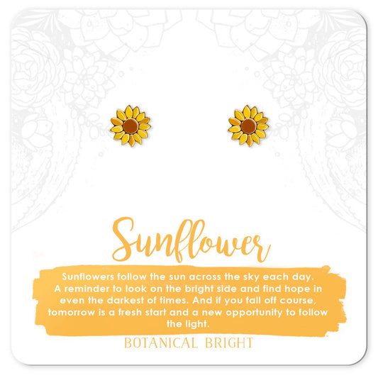 Sunflower Stud Earrings