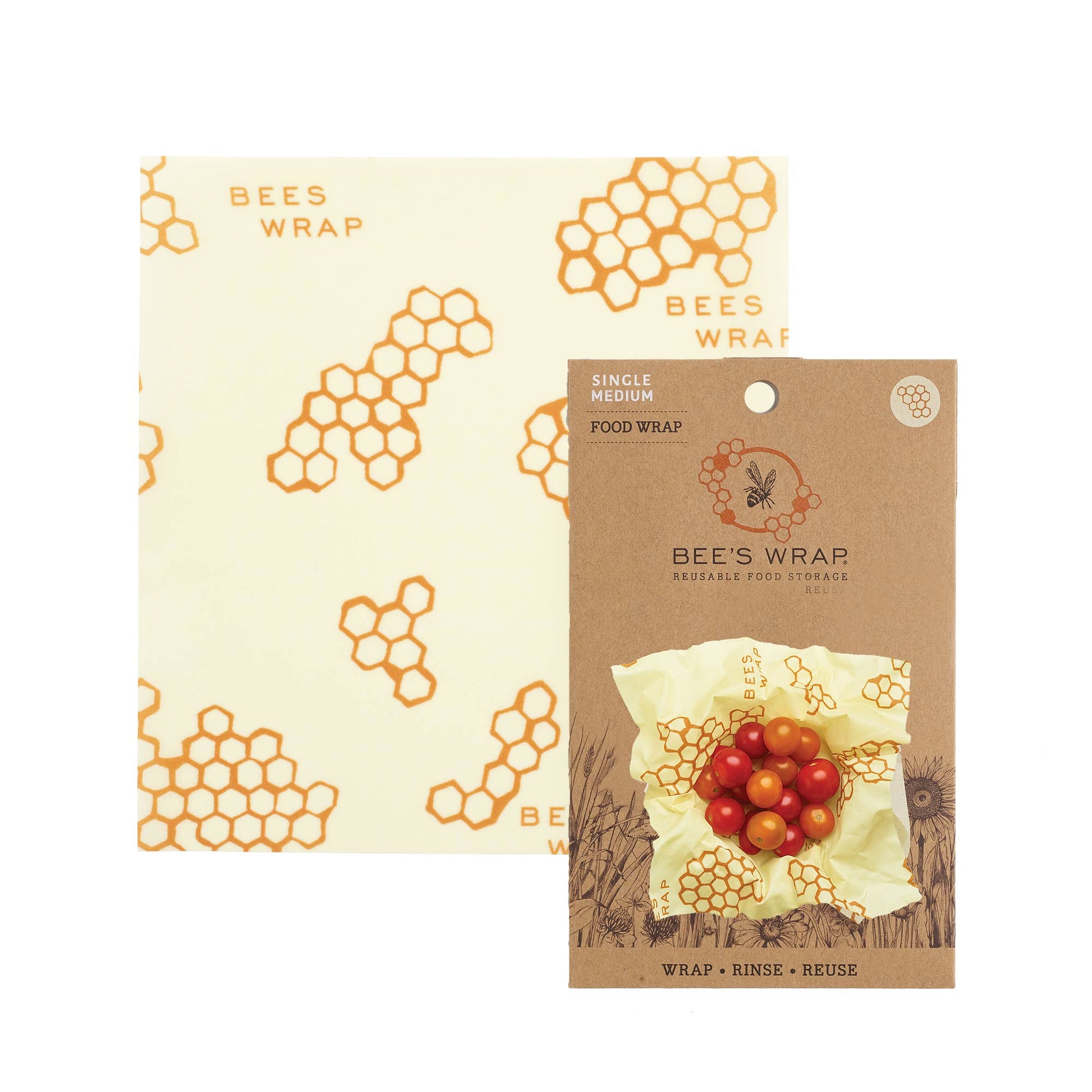 Bee's Wrap - Single Medium Wrap - Honeycomb Peggy Notebaert Nature Museum Bee's Wrap - Single Medium Wrap - Honeycomb Peggy Notebaert Nature Museum