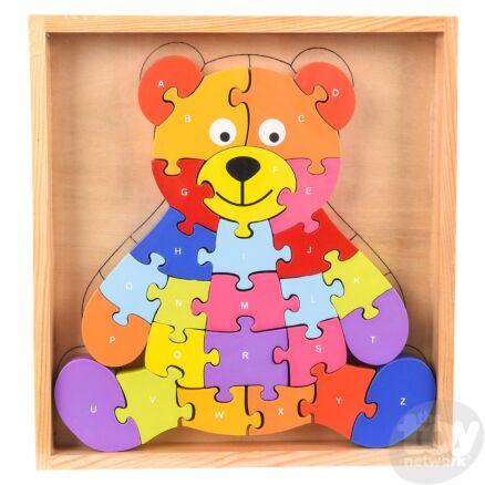 Wooden Bear Letter - Chunky Puzzle - Adventure Planet