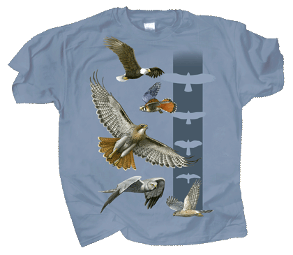 Sky Hunters Birds of Prey T-shirt (Adult)