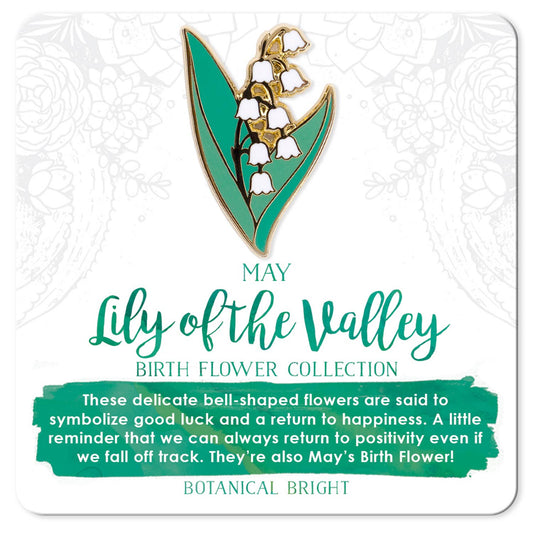 Lily of the Valley Enamel Pin